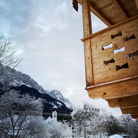 펜션 Stefan Glowacz Mit Traumhaftem Bergblick 그라이나우